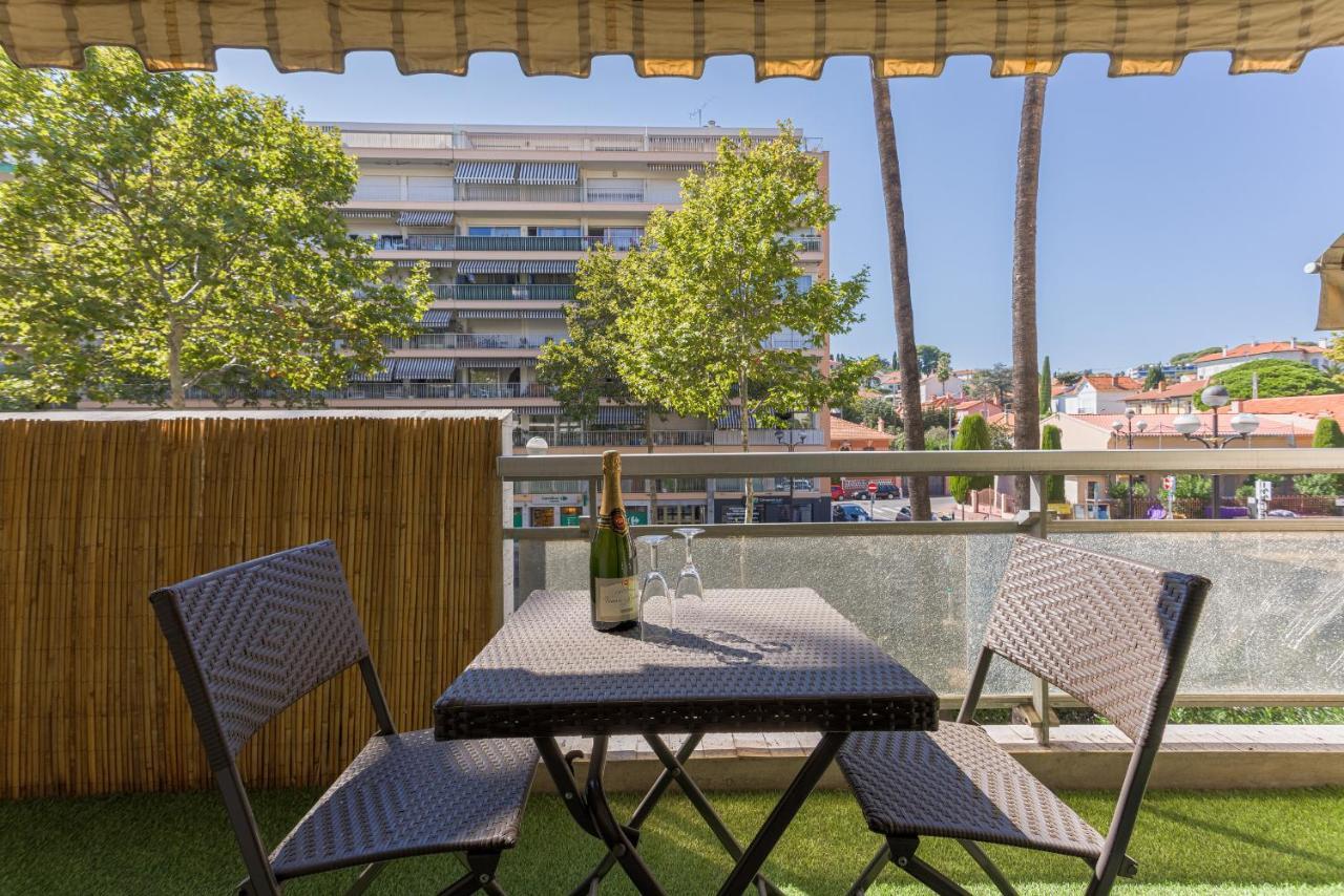 Cosy Studio - Centre Cannes - Terrasse - Clim - Wifi Luaran gambar